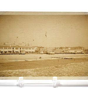 Carte postale vintage ASBURY PARK, carte photo New Jersey Shore Beach, carte postale souvenir sépia, souvenirs éphémères, papier PanchosPorch