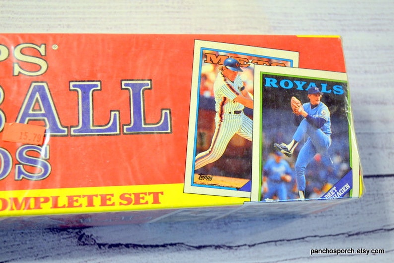 Vintage 1988 Topps Baseball Card Boxed Set Sealed Collectible Etsy