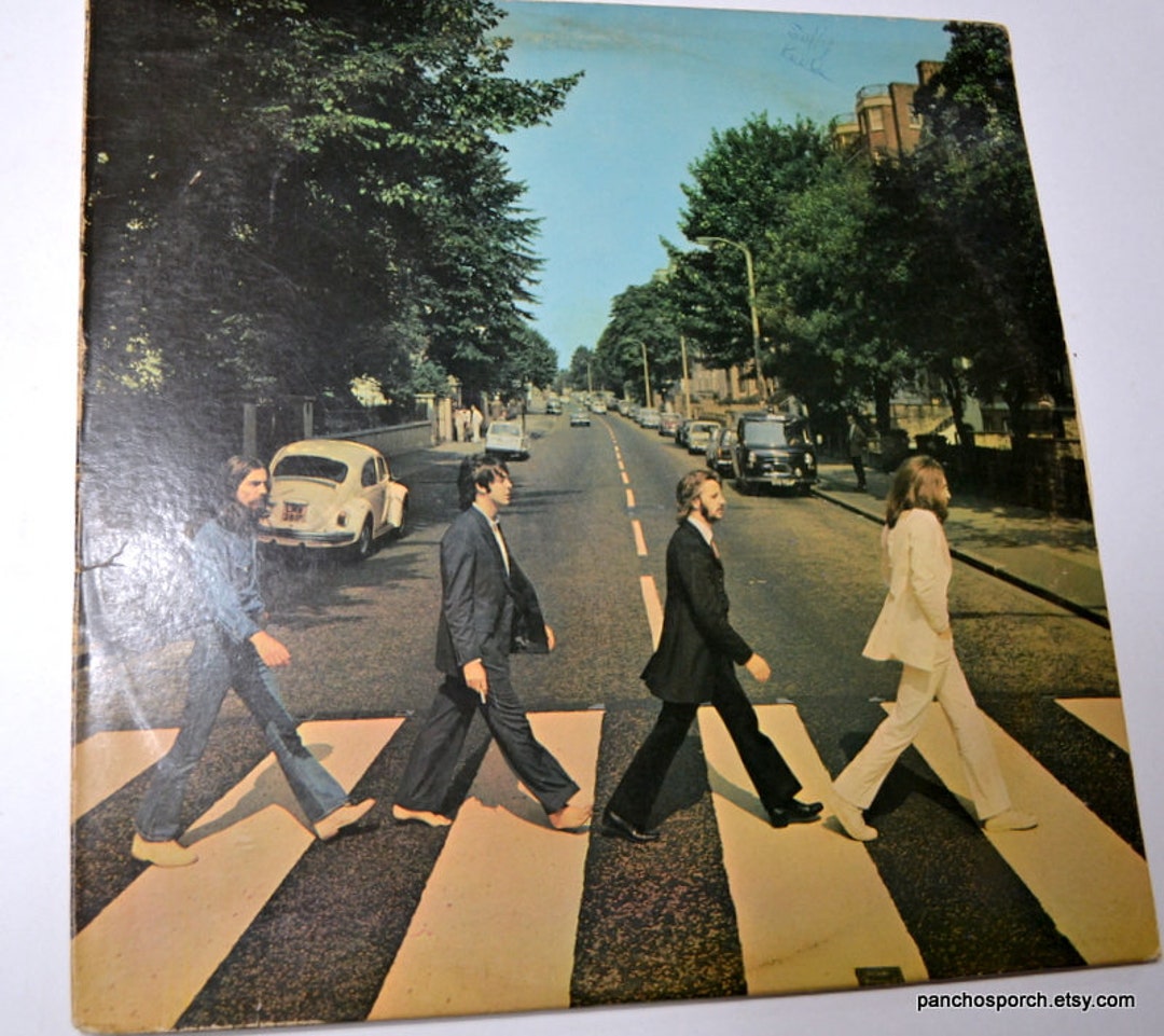 Vintage BEATLES Abbey Road Album Vinyl LP Apple Records Here Etsy