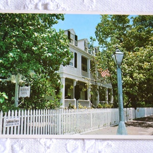 Vintage carte postale KEY WEST Audubon House Florida Americana Road Trip carte postale souvenirs papier publicitaire éphémères PanchosPorch