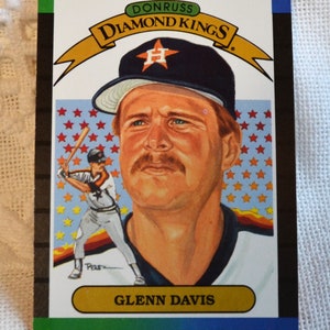 Glenn Davis Baseball Card: 1988 Donruss Diamond Kings Astros MLB Collectible