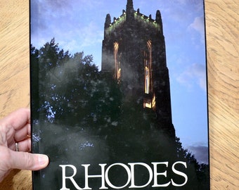 Vintage RHODES Book Coffee Table Photography Book 1985 William Strode Dedicated Alumni Gift Hardcover Used Book PanchosPorch