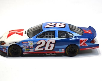 Coche de colección Jimmy Spencer #26 NASCAR (escala 1:24) de Kmart 2000 Racing Champions.