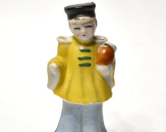 Vintage Occupied Japan Man Figurine: Kitsch Sailor Soldier Decor