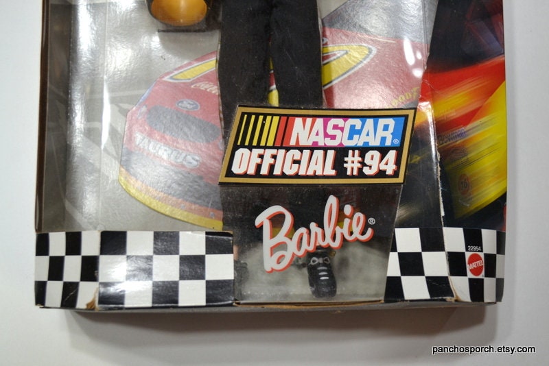 Vintage NASCAR BARBIE Doll McDonalds 1999 Mattel Special Edition dans la boite Bill Elliott No 94 Collector Barbie Doll Panchosporch Etsy France