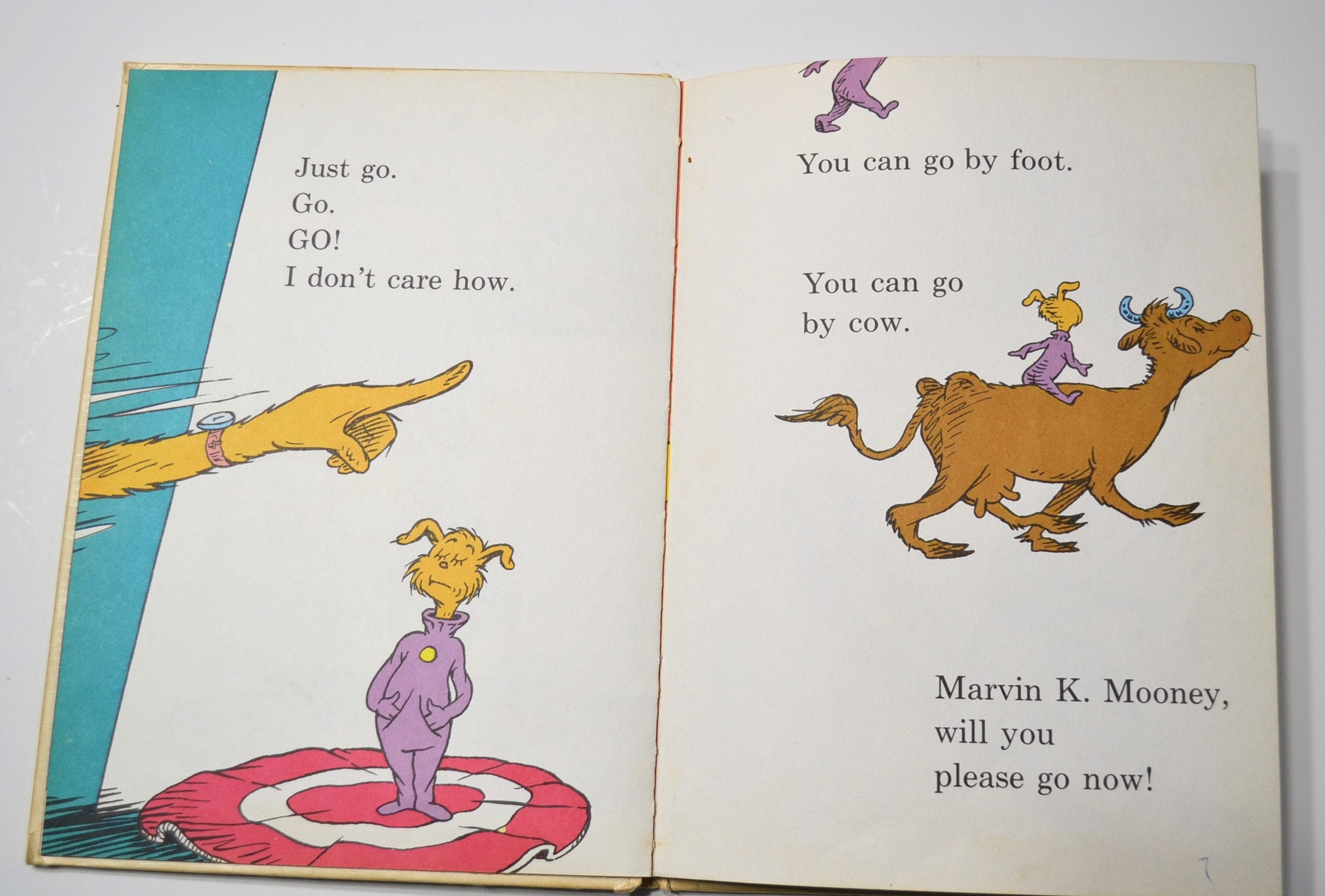 Vintage Dr. Seuss Book: Marvin K. Mooney, 1972 Hardcover - Etsy