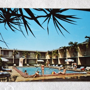 Carte postale vintage FLORIDE Santa Maria Hotel Key West Americana Road Trip Carte postale souvenirs Papier publicitaire Ephemera PanchosPorch