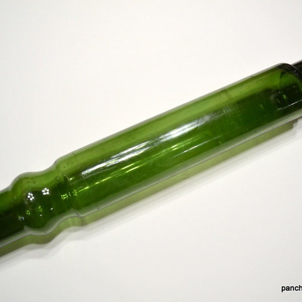 Antique Glass Rolling Pin Etsy