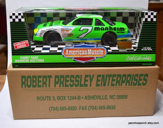 Vintage ERTL Harry Gant Diecast Car, 1995 NASCAR Memorabilia - Etsy