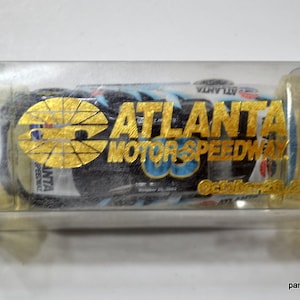 Vintage ATLANTA MOTOR Speedway Die Cast Car 1:64 Scale 2003 NASCAR Racing Memorabilia Collectible Man Cave Team Caliber PanchosPorch