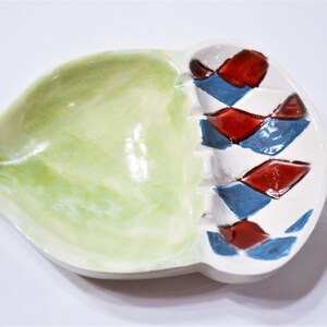 Vintage Ceramic Acorn Ashtray: Hand Painted Trinket Dish