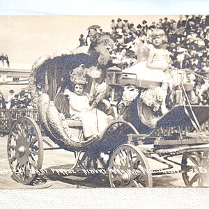 Carte postale vintage ASBURY PARK New Jersey Baby Parade Queen Boardwalk Scene Carte postale souvenirs Papier éphémères PanchosPorch