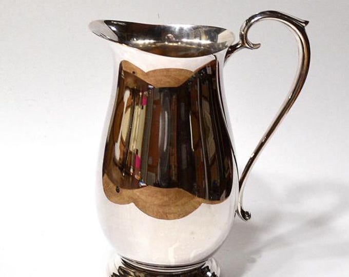 Vintage Silverplate Water Pitcher Classic Simple Elegant Drink Pitcher ...