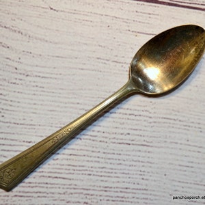 Vintage 1881 Rogers Essex Ferncliff Silver Plate Teaspoon