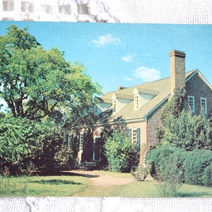 Vintage carte postale VIRGINIE Washington Birthplace National Monument Americana carte postale souvenir souvenirs papier éphémères PanchosPorch