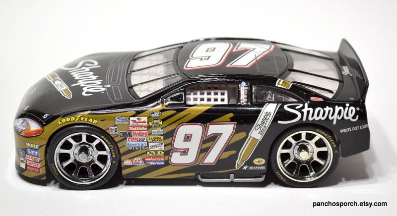 [レア] ダイキャストNASCARモデルカー SHARPロゴ Vintage Kurt Busch #97 Sharpie Ford Taurus Diecast NASCAR