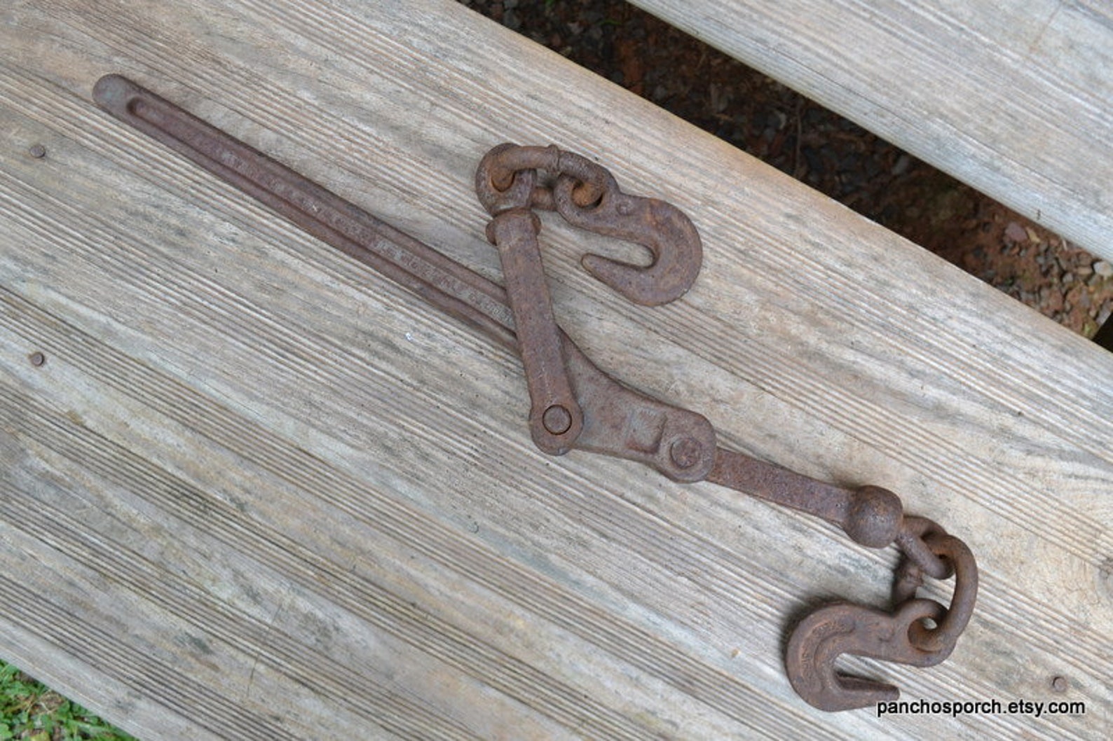 Vintage Peerless Chain Binder Tool Farm Railroad Tool Rustic Etsy France