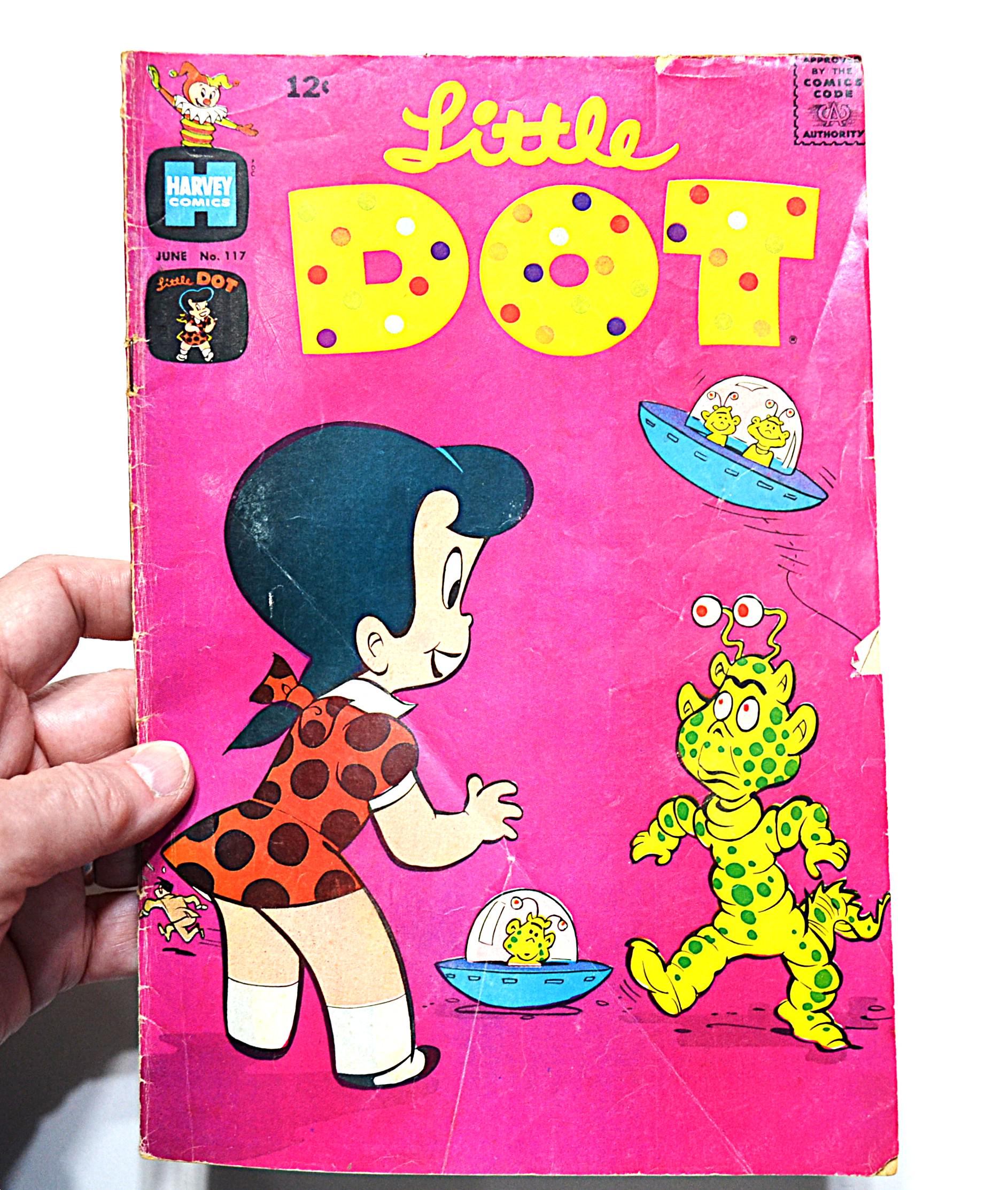 Vintage Little Dot Comic Book June 1968 No 117 Harvey Comics