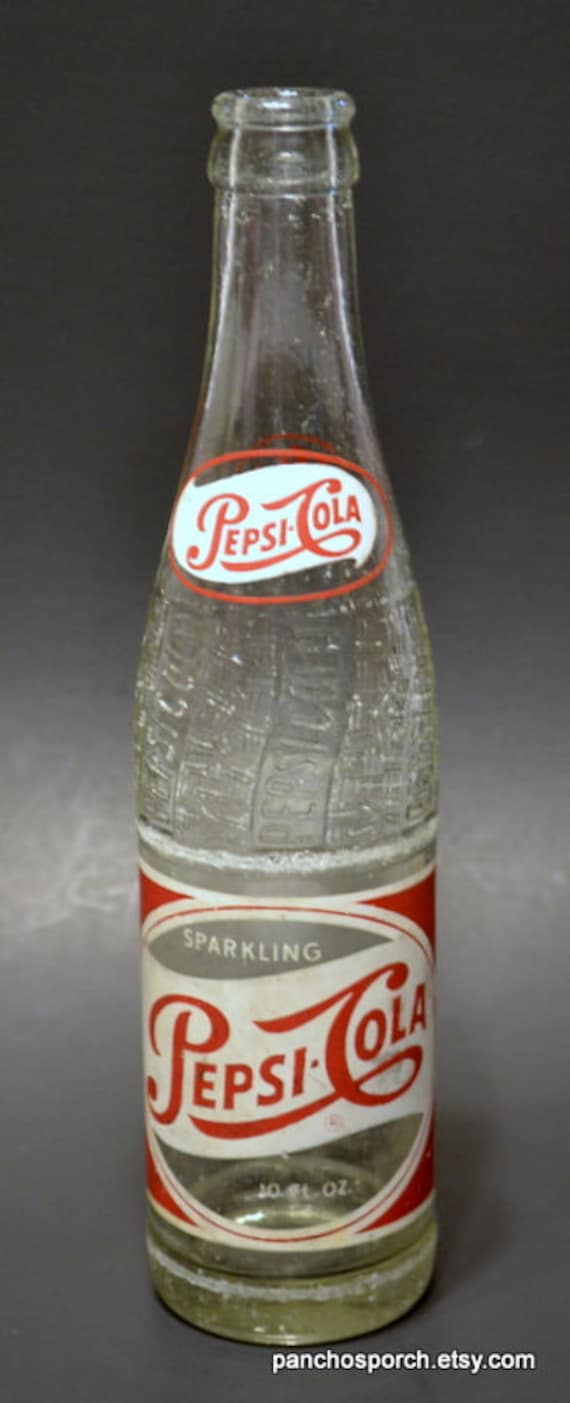 Glass Soda Bottles Pepsi