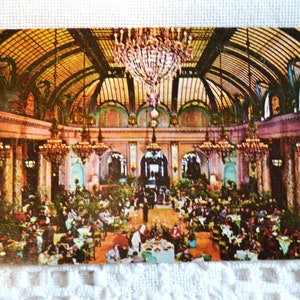 Vintage CALIFORNIA Postcard Sheraton Palace Hotel San Francisco Souvenir Post Card Memorabilia Tourism Paper Ephemera PanchosPorch image 1