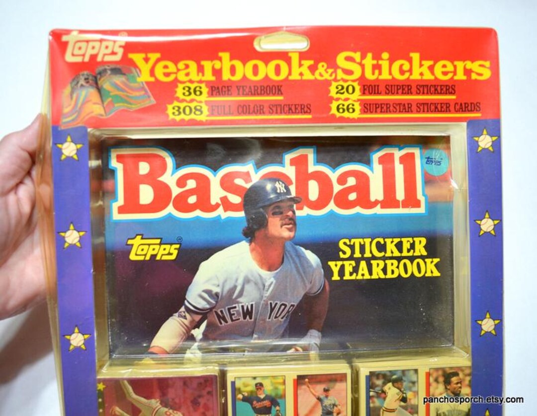 1990 Topps Yearbook & Sticker Set: Factory Sealed MLB Baseball Cards - Etsy