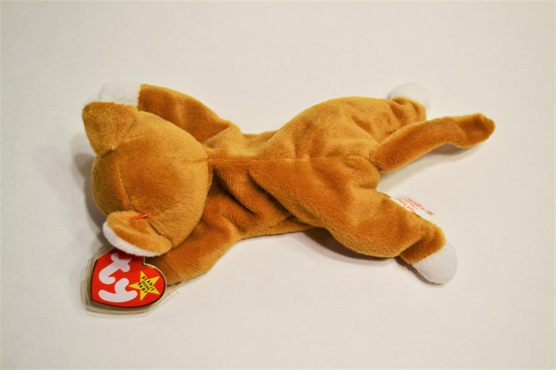 Vintage Ty Nip Beanie Baby Plush Toy Brown Ginger Cat Etsy