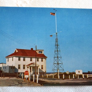 vintage carte postale CAPE COD Massachusetts Race Point carte postale souvenir garde-côtes Americana Memorabilia Paper Ephemera PanchosPorch