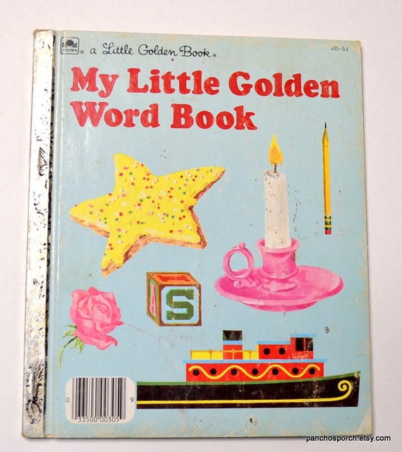 Vintage My Little Golden Word Book Little Golden Book