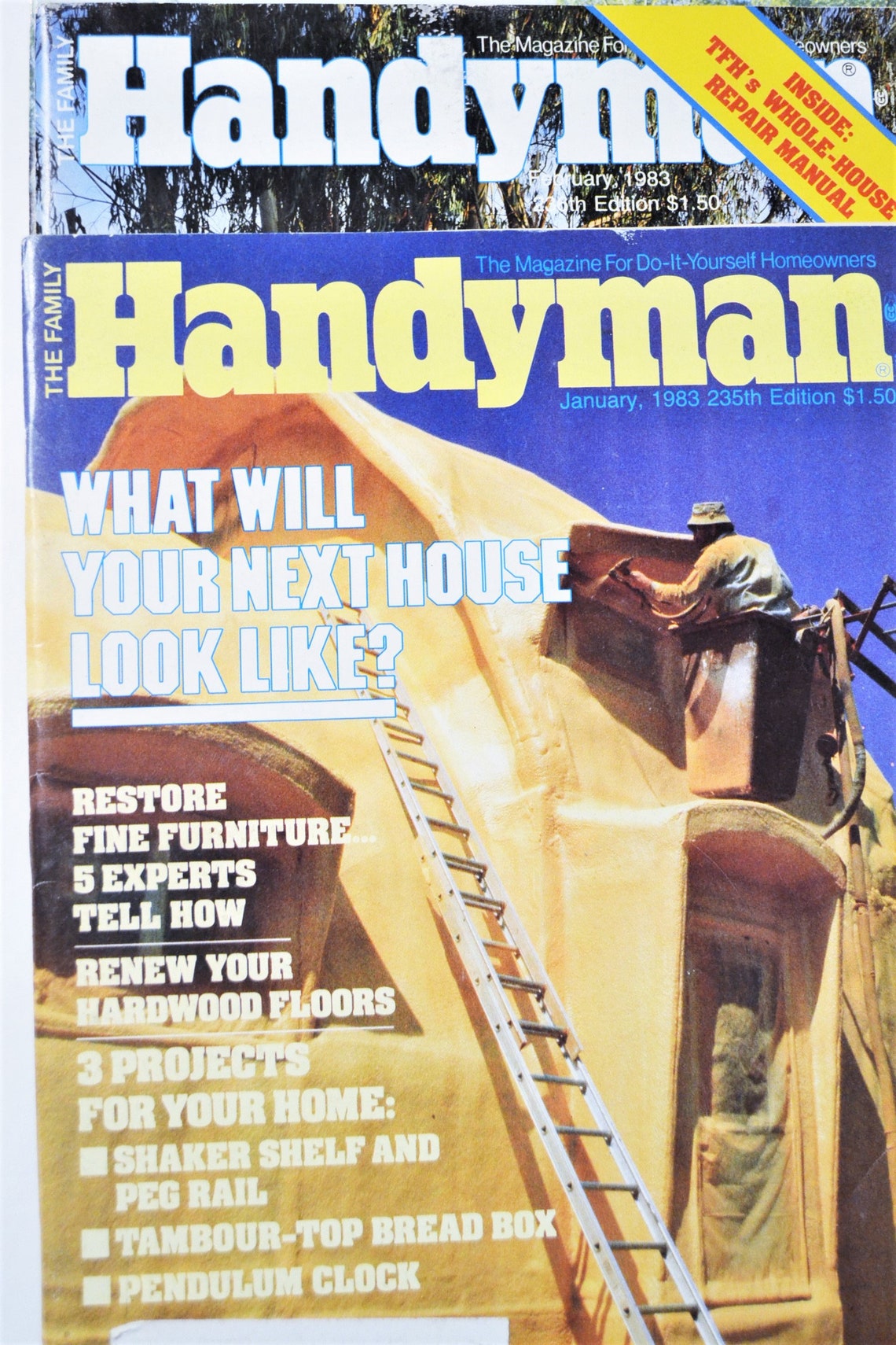 Family Handyman Magazine Lot of 6 1983 1984 DIY Home Repair Etsy