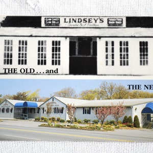 vintage CAPE COD Carte postale Lindseys Restaurant Massachusetts Souvenir Carte postale Souvenirs Papier publicitaire Ephemera PanchosPorch