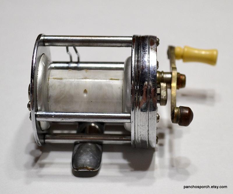 Vintage Shakespeare Wondereel Fishing Reel Model FK - USA Made - Etsy