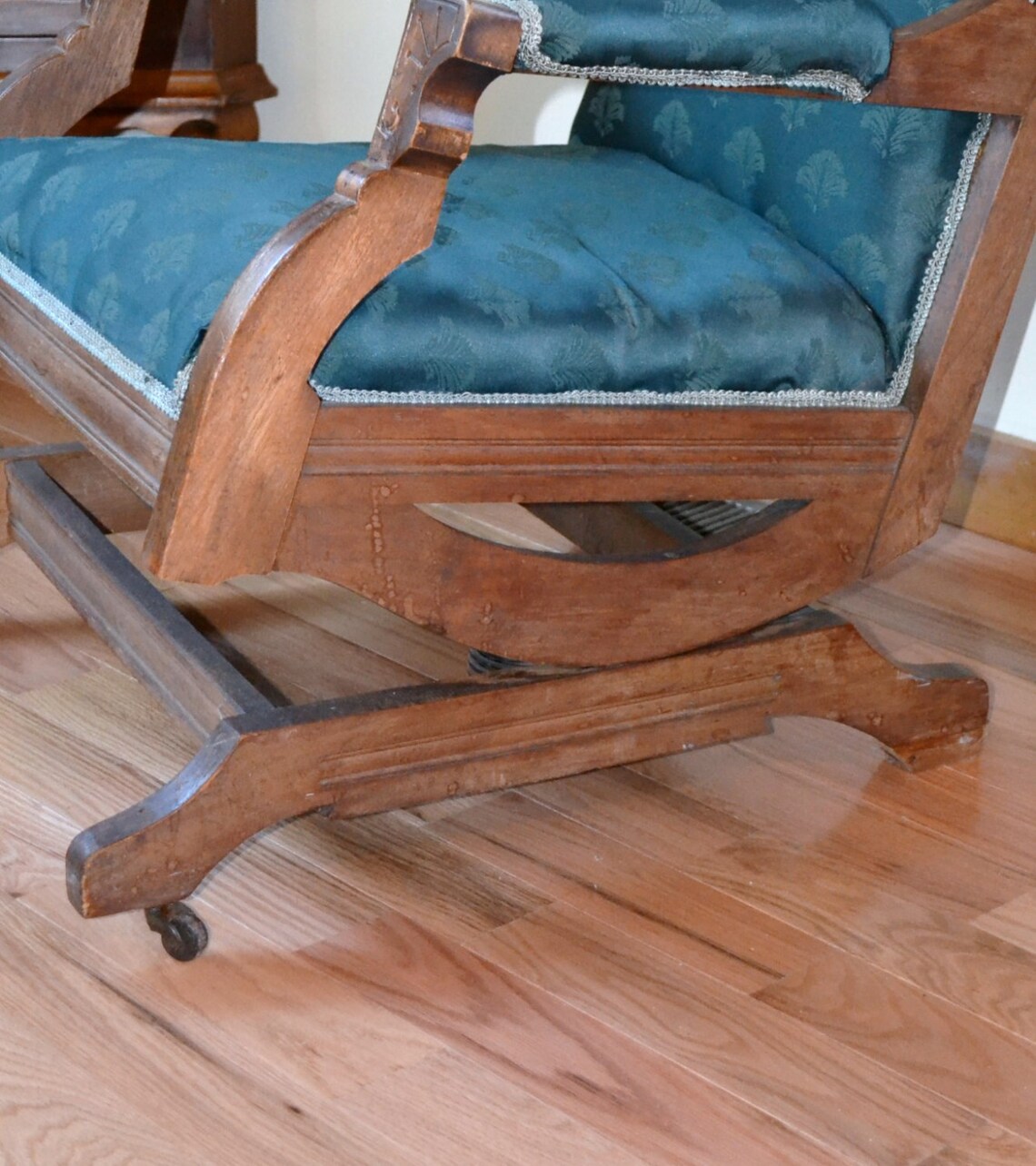 Antique Eastlake Platform Rocker Vintage Victorian Etsy