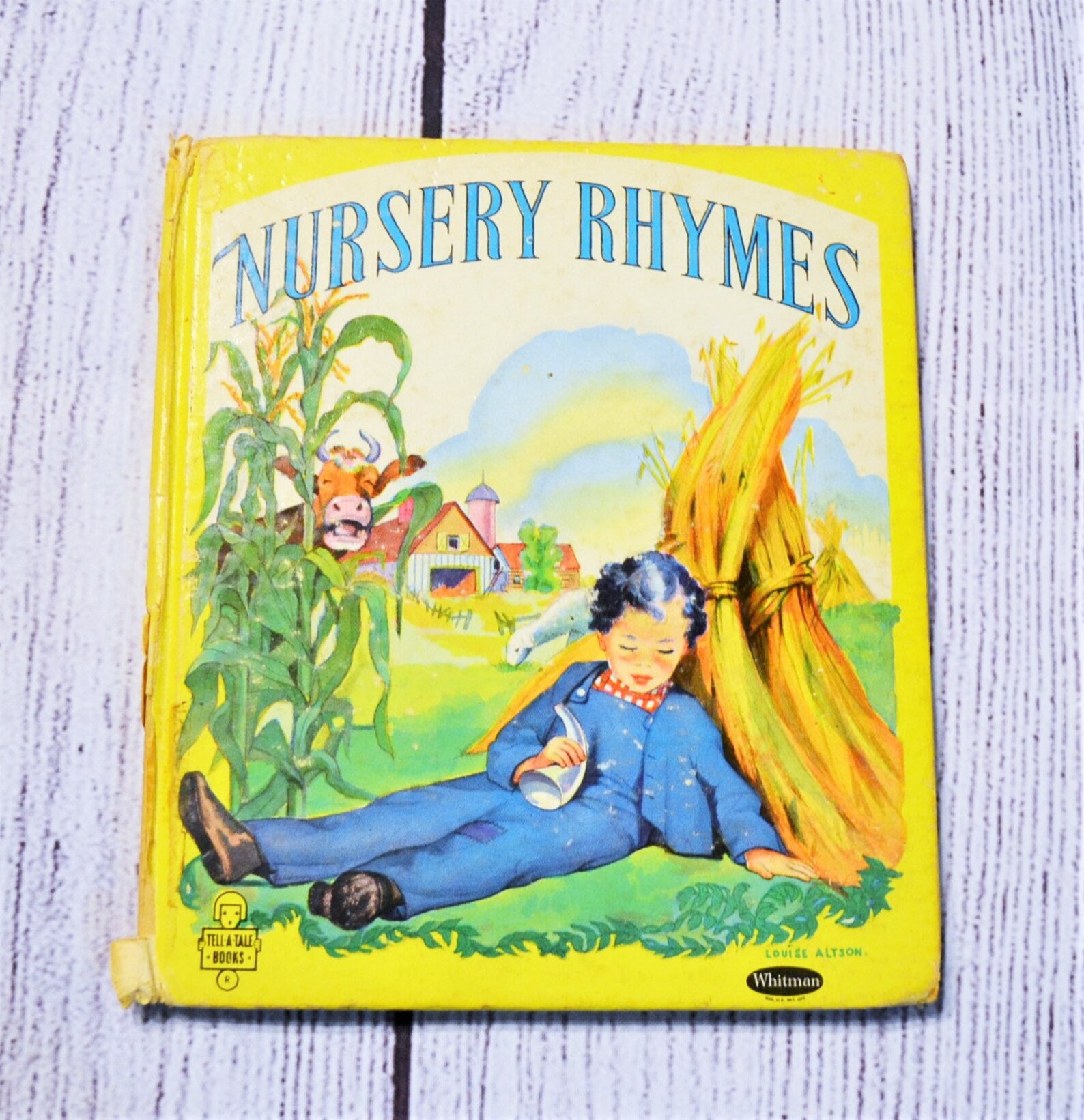 Vintage Nursery Rhymes Childrens Book Illustrated Louise Etsy