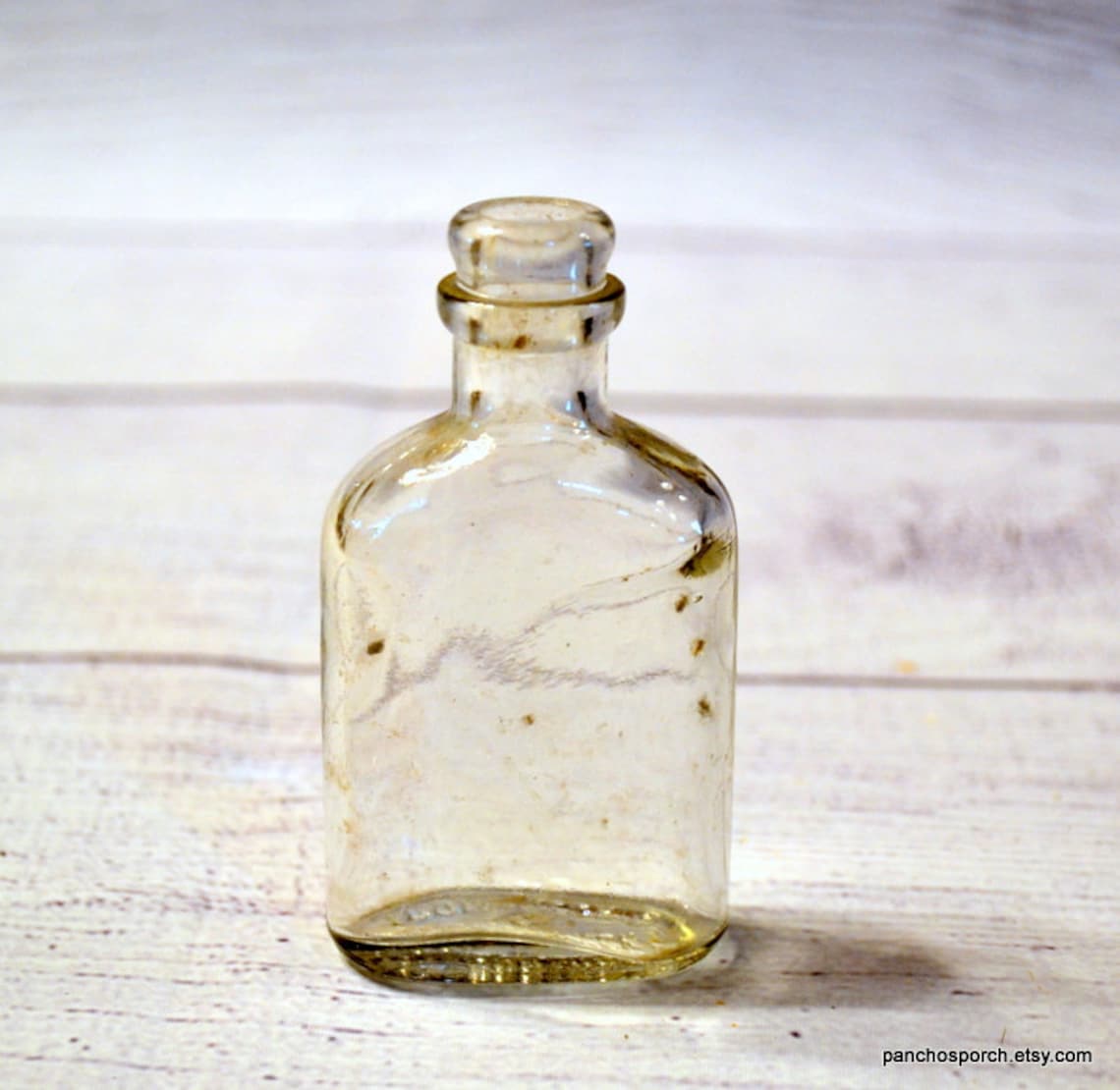 Vintage McCormicks Iron Glue Glass Bottle Advertising Small Etsy