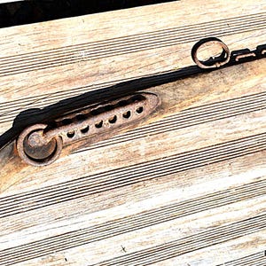 Vintage HARNESS Piece Horse Mule Ox Wood Iron Metal Hitch Harness Part Farmhouse Porch Barn Find Primitive Rustic Decor PanchosPorch