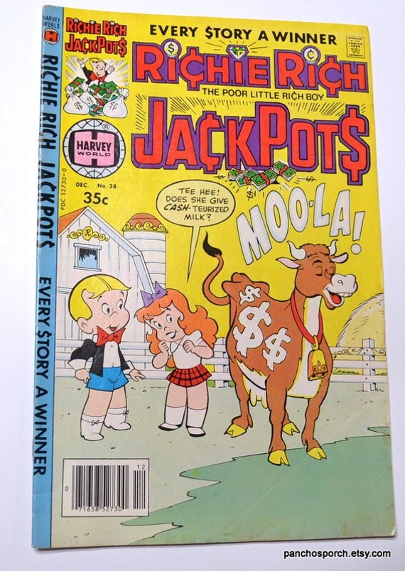 Vintage Richie Rich Jackpots Comic Book No 38 Harvey Comics - Etsy Vintage Richie Rich Jackpots Comic Book No 38 Harvey Comics - Etsy