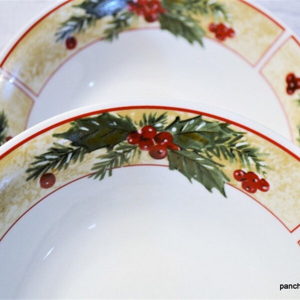 Gibson Christmas Dishes Etsy