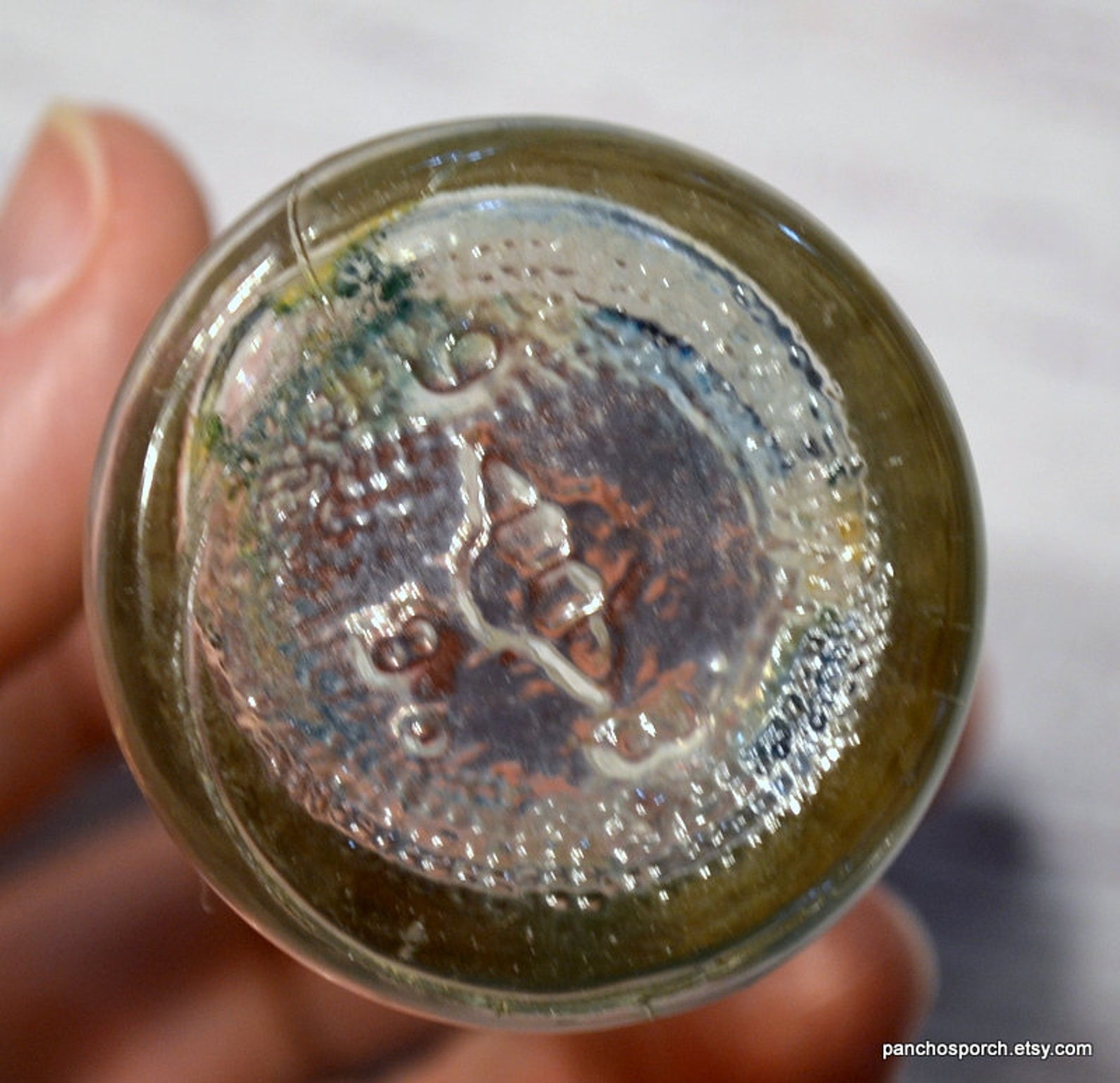 Vintage Little Boy Blue Bluing Bottle Small Clear Glass Bottle Etsy