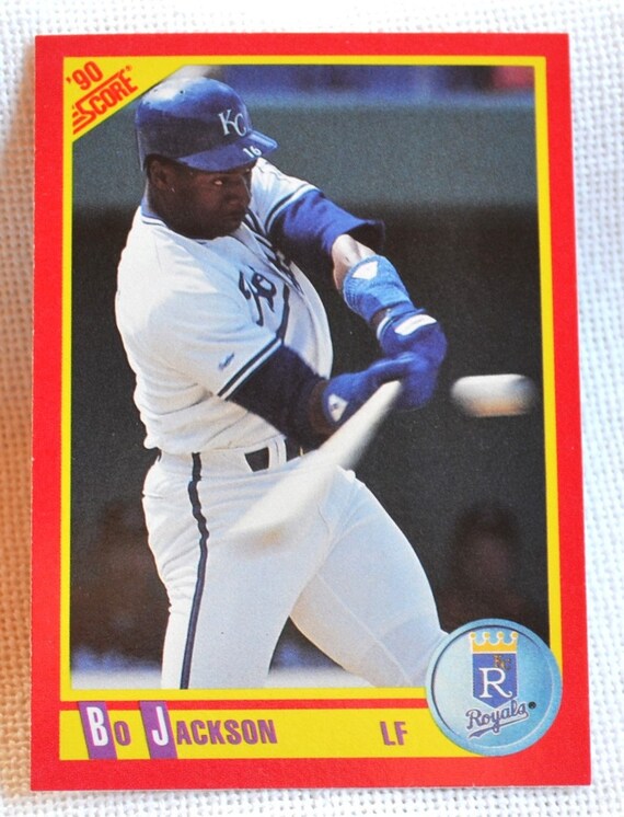 Bo Jackson Baseball Card: 1990 Score Kansas City Royals Vintage - Etsy  Israel