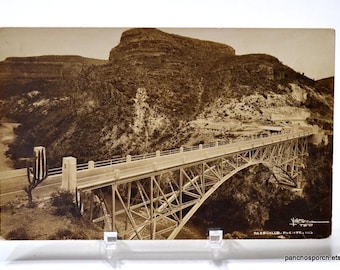 Vintage MEXICO Post Card Tasquillo Puente Landmark Souvenir Postcard Memorabilia Paper Ephemera PanchosPorch