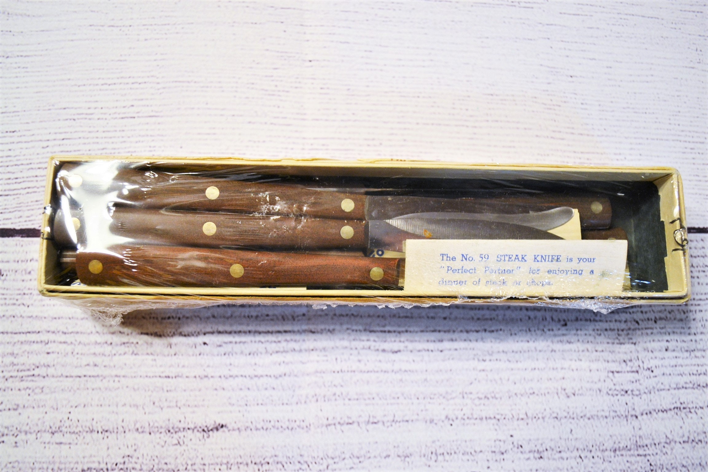 Vintage Cutco Steak Knife Set Unopened Set of 12 No 59 Steak Etsy