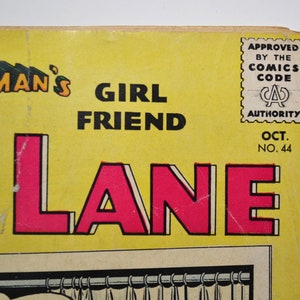 Vintage Lois Lane Comic Book 44 Supermans Girlfriend DC Comics - Etsy