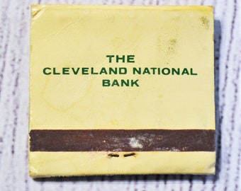 Vintage Cleveland National Bank Matchbook Tennessee Advertising Tobacciana Scrapbooking PanchosPorch