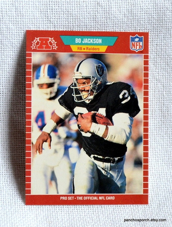 Buy Bo Jackson Trading Card 1989 Pro Set No 185 NFL Football Online in  India 