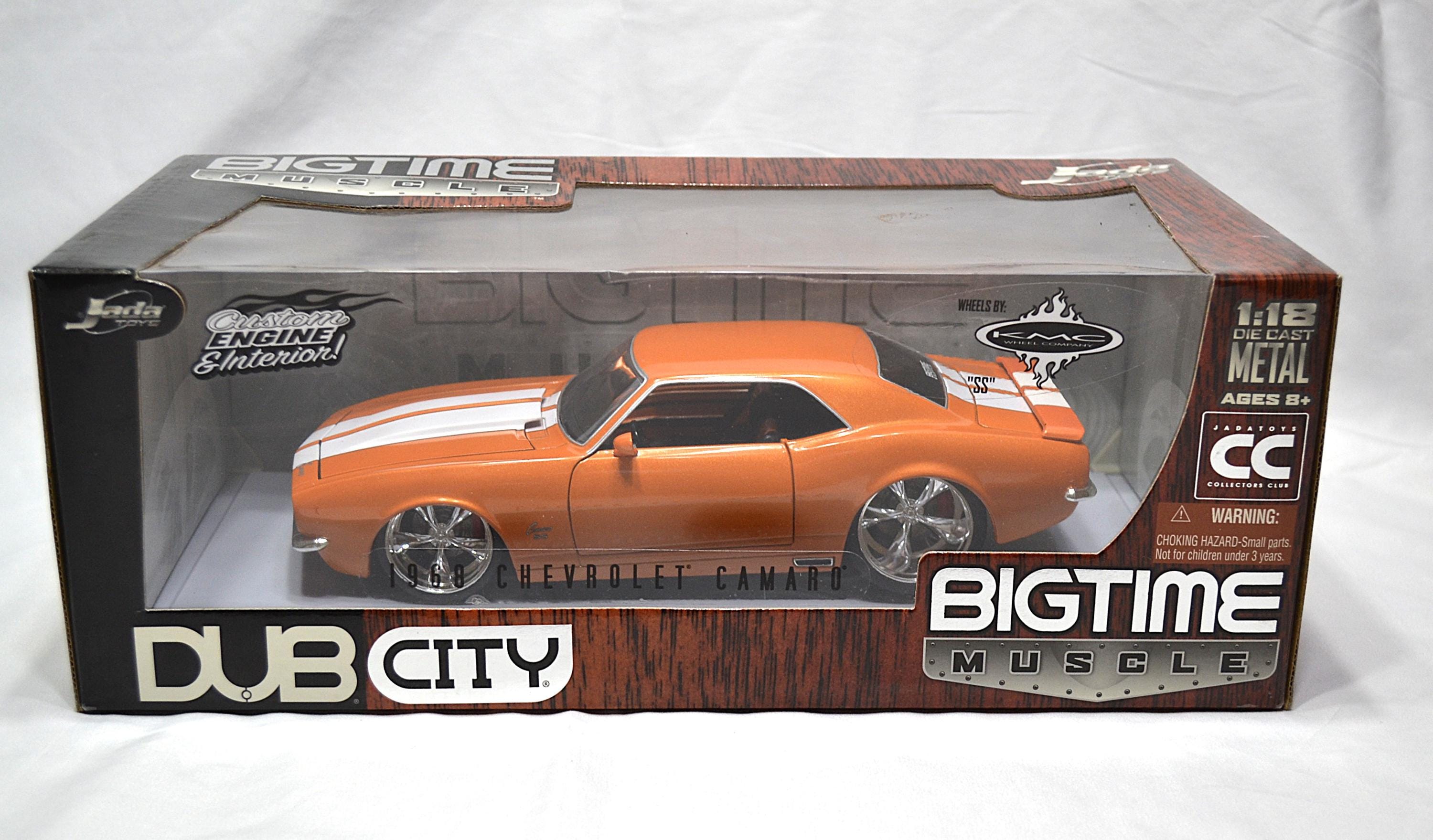 1968 Chevrolet Camaro 1/18ミニカー Vintage Jada 1968 CHEVY CAMARO 1:18 Diecast Big Time Muscle DUB