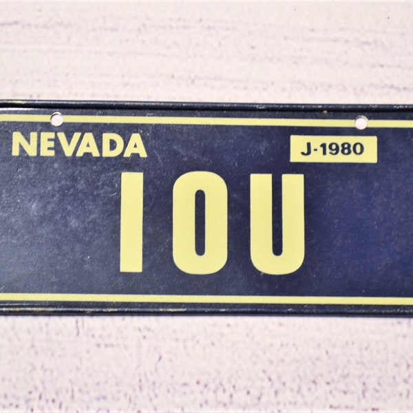 Las Vegas License Plate Etsy