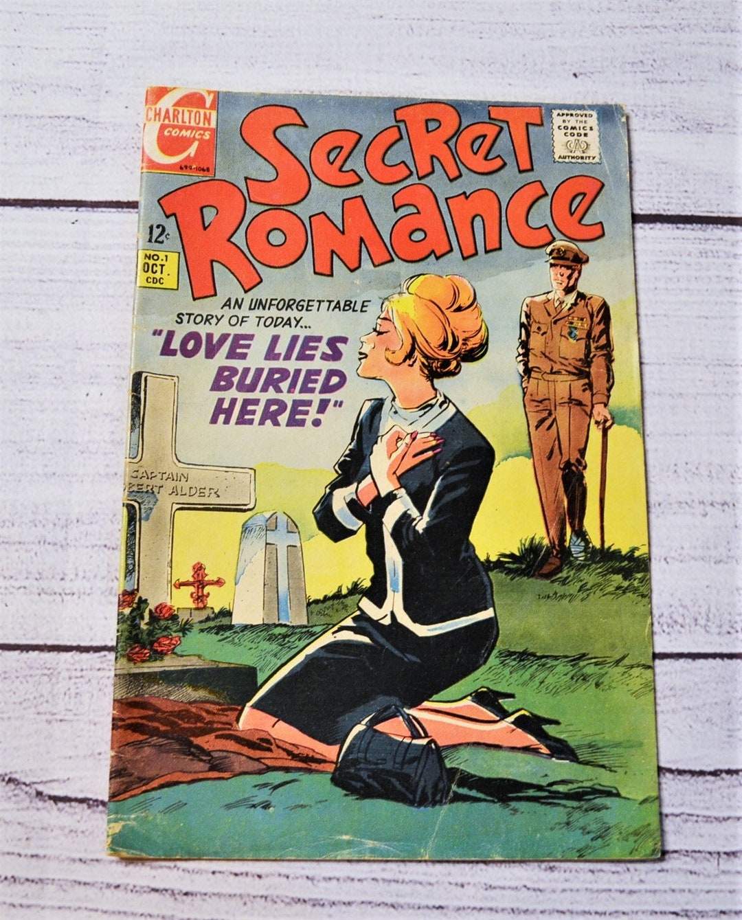 Vintage Secret Romance Comic Book Volume 1 Charleton Comics October