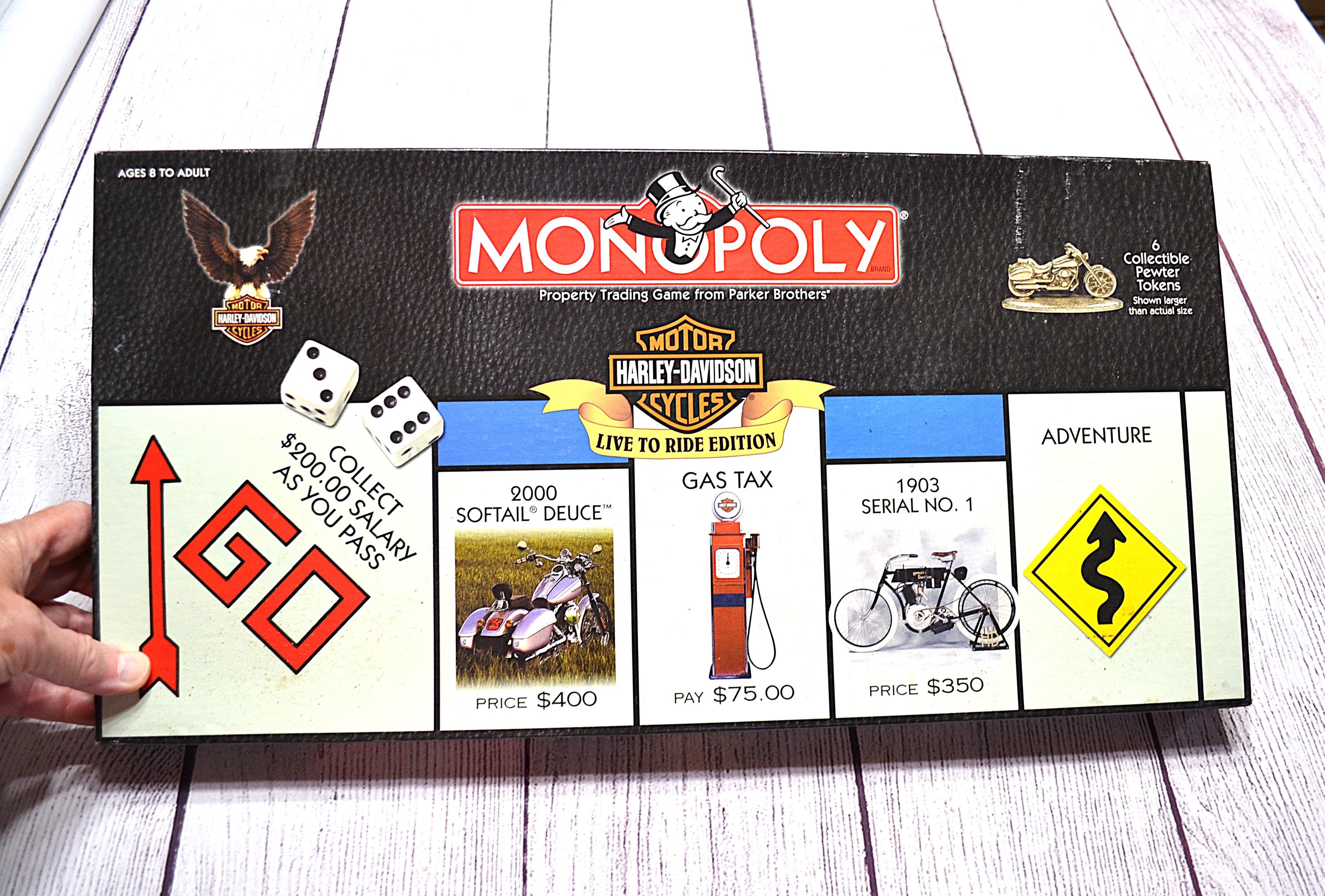 Harley Davidson Monopoly Game - Etsy