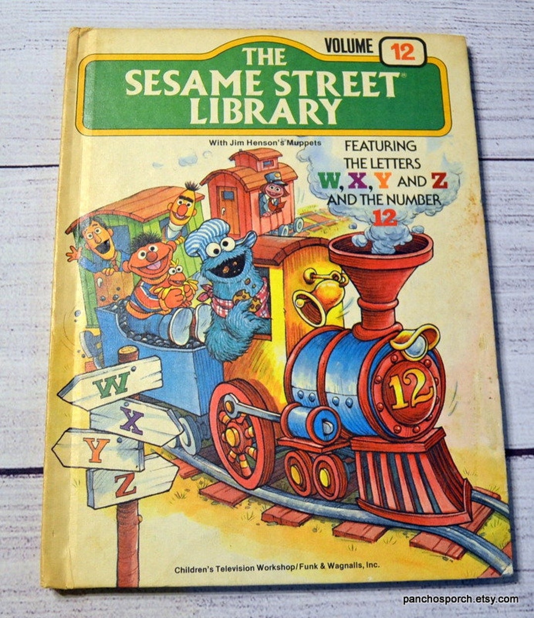 Sesame Street Library Volume 12 Jim Henson Muppets Kids Book Alphabet