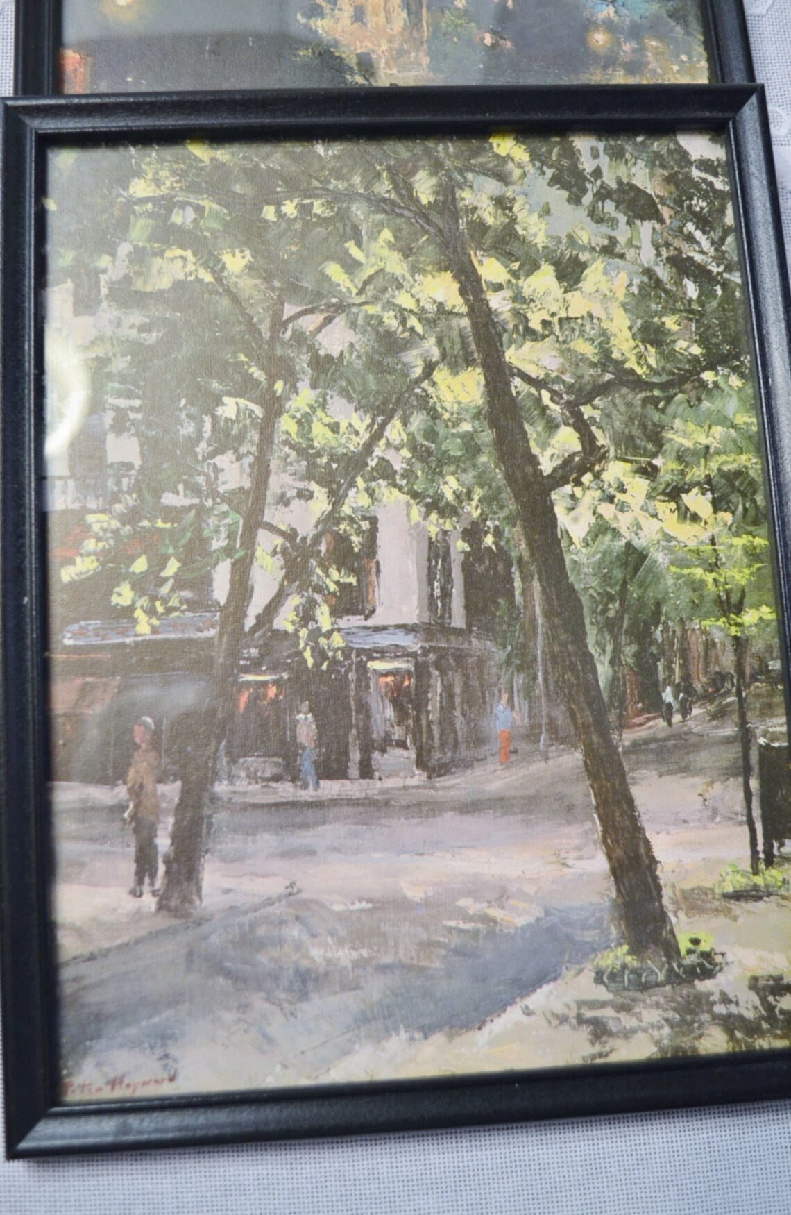 Vintage Peter Hayward Print Set of 2 Framed With Glass Cottage Etsy